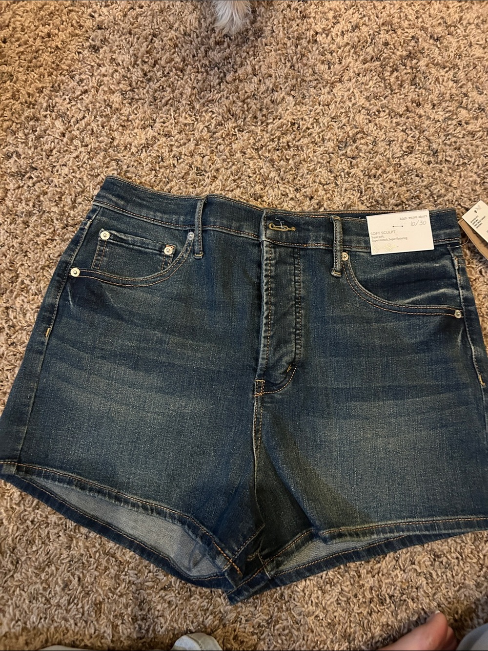 Jessica Simpson Dark Blue Denim Jean Shorts